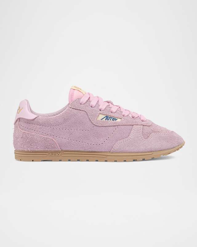 Windspin Retro Suede Low-Top Sneakers